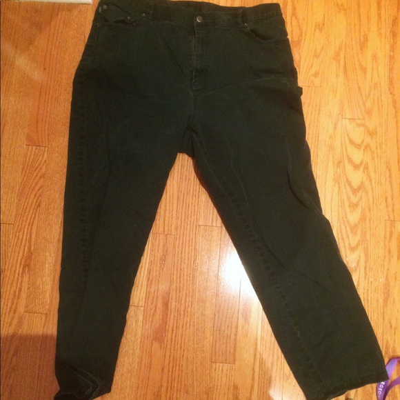 Ralph Lauren Forest Green Jeans - Picture 2 of 4